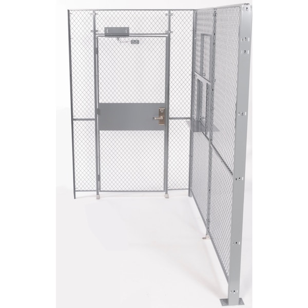 Fordlogan By Spaceguard 2 Wall, Driver/Warehouse Access Control Cage, 5 X 10, 8Ft High, No Top FL2P051008 - main